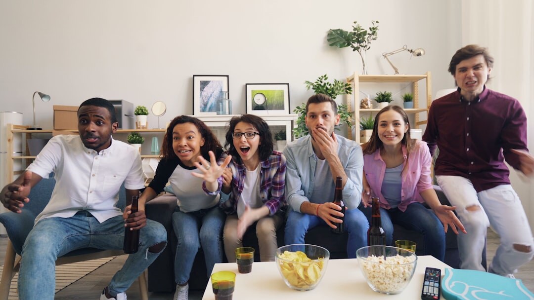 tv show cast laughing