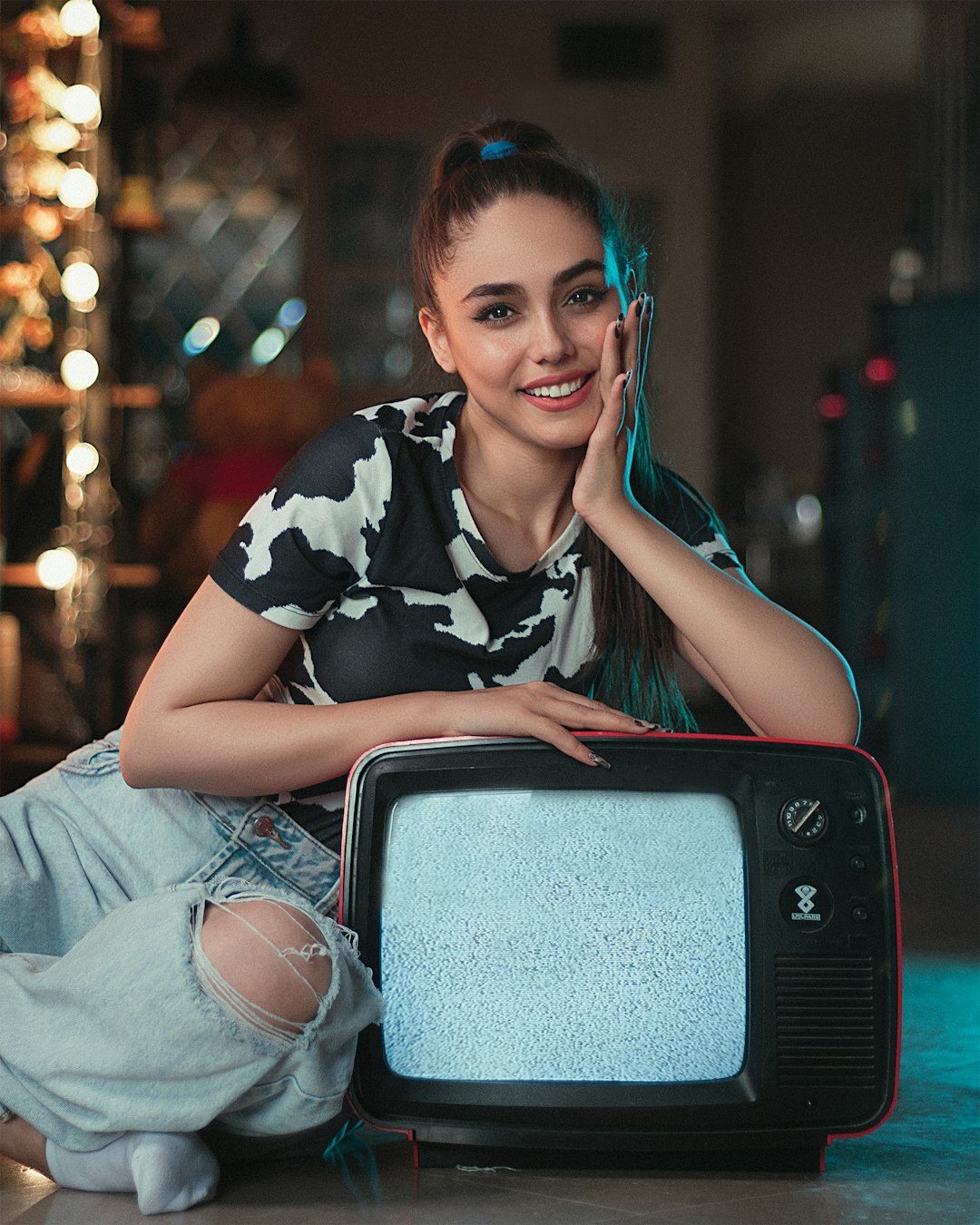 woman presenter on tv