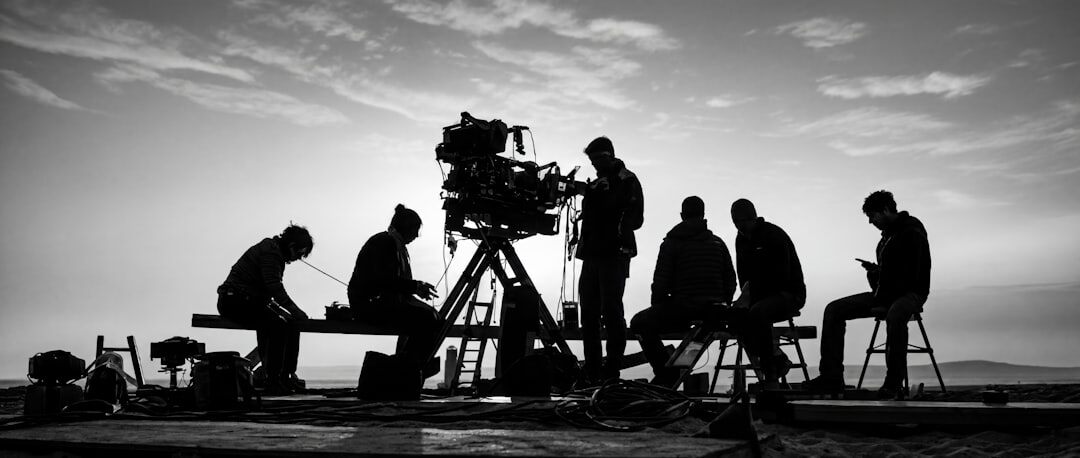tv drama actors on set