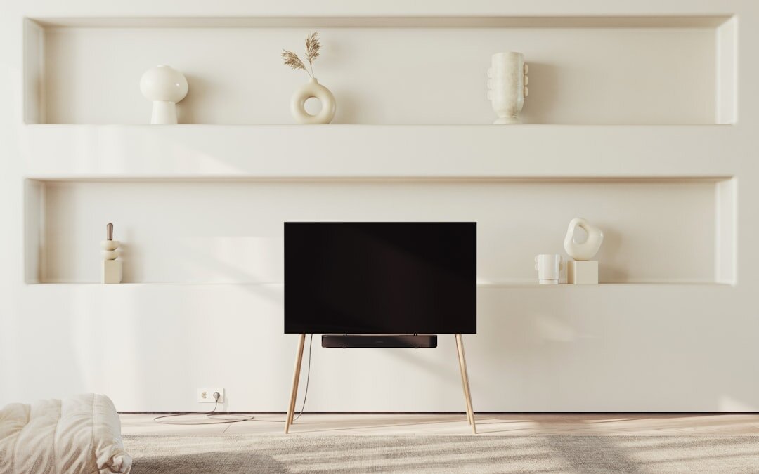 modern flat screen tv