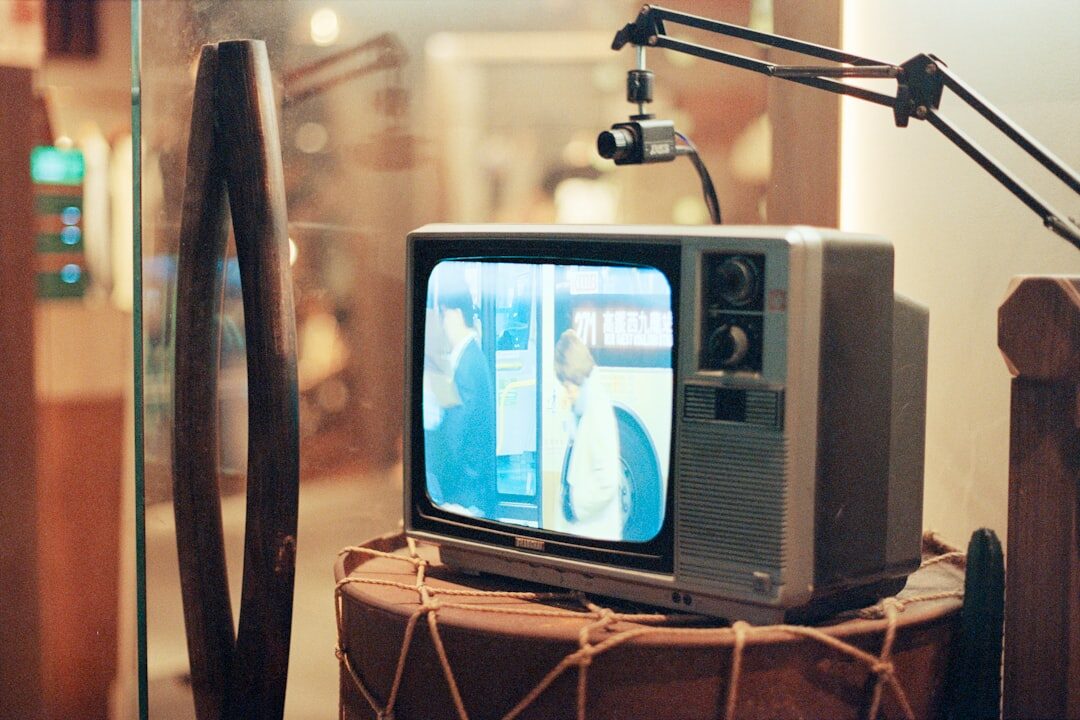vintage television broadcast